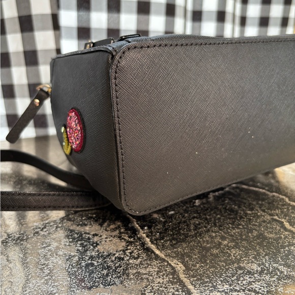 kate spade Black Embellished Mini Backpack with Patches - Picture 4 of 5